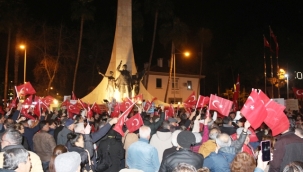 Alanya'da Ekrem İmamoğlu'nun gözaltına alınmasına tepkiler sürüyor 
