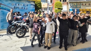 Alanya'da jandarmadan yarının büyüklerine trafik eğitimi