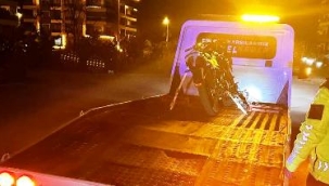 Alanya'da kurallara uymayan motosikletliler affedilmedi