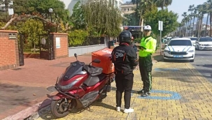 Alanya'da motosiklet sürücülerine 3 günde rekor ceza