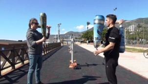 Alanya'da Osmanlı'dan kalma 'Lobut Çevirme' sporuna büyük ilgi