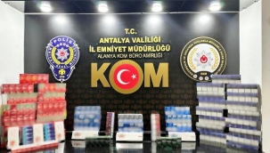 Alanya dahil 4 ilçede kaçakçılık operasyonu: 6 tutuklama