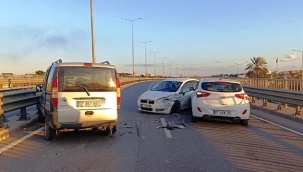 Antalya-Alanya D-400 Karayolu'nda zincirleme kaza: 2 yaralı