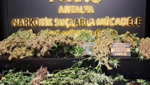 Antalya'da 1 haftalık narkotik operasyonlarında 16 tutuklama
