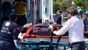 Gazipaşa'da otomobille motosiklet çarpıştı: 2 yaralı