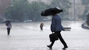 Kuvvetli sağanak yağmur var, sıcaklıklar düşüyor