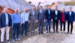 Mehmet Şarani Tavlı, 'Doğu Çevre Yolu' projesini yerinde inceledi