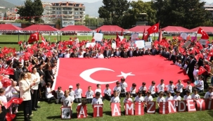 Alanya'da 23 Nisan coşkuyla kutlandı