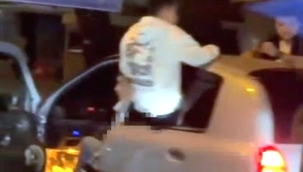 Alanya'da kapıları açık sürüş cezayla bitti