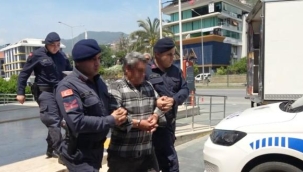 Alanya'da koyuna tekme atıp eziyet eden şahıs tutuklandı