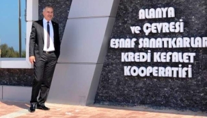 Alanya ve Çevresi Esnaf ve Sanatkarlar Kredi Kefalet Kooperatifi 9 Nisan'da genel kurula gidiyor