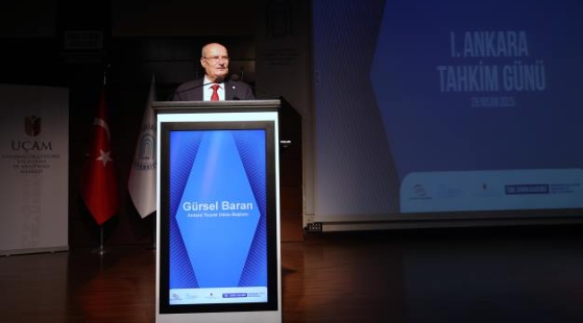 BARAN: "TAHKİM GİBİ ALTERNATİF ÇÖZÜM YOLLARININ YAYGINLAŞTIRILMASI, TİCARET AÇISINDAN GÜVEN ORTAMINI, YATIRIMCILAR AÇISINDAN ÜLKEMİZİN CAZİBESİNİ ARTIRACAK BİR UNSUR"