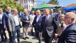 İçişleri Bakanı Ali Yerlikaya'dan Mevlüt Çavuşoğlu'na taziye ziyareti