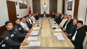 İlçe Spor Güvenlik Kurulu Toplantısı'da güvenlik tedbirleri karara bağlandı
