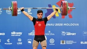 Kaan Kahriman, Avrupa Halter Şampiyonası'nda altın madalya kazandı