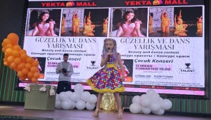 Mahmutlar'daki dans ve güzellik yarışmasında dereceye girmek için kıyasıya yarıştılar