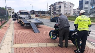 Motosiklet sürücüsünün son ihlali pahalıya mal oldu