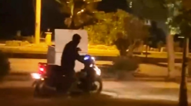 Alanya'da gençlerin parkta motosiklet şovu tepki çekti