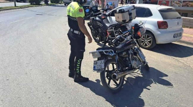 Alanya'da jandarmadan motosiklet sürücülerine ceza yağdı