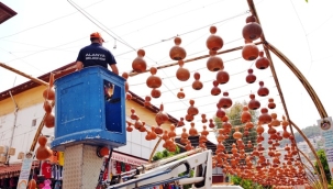 Alanya'da Kabak Sokağı'na engelsiz sanat dokunuşu