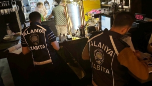 Alanya'da kapalı alanda nargile sunumu cezasız kalmadı
