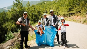 Alanya'da 'Orman Benim' kampanyasıyla ormanlar temizlendi