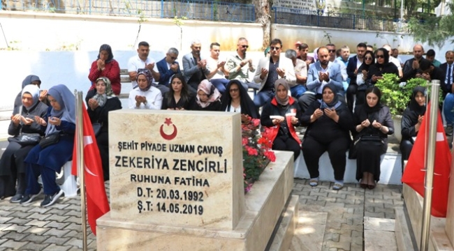 Alanya'da şehit Zekeriya Zencirli için mevlid okutuldu