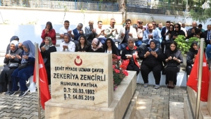 Alanya'da şehit Zekeriya Zencirli için mevlid okutuldu
