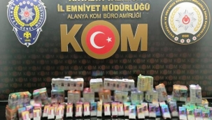 Alanya dahil 5 ilçede kaçak ürün operasyonu