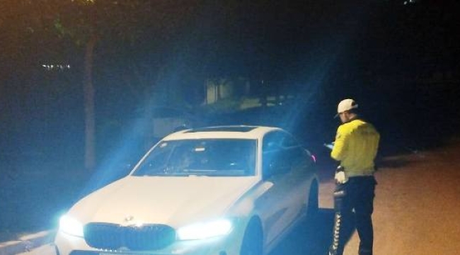 Alanya Emniyeti 29 aracı trafikten men etti