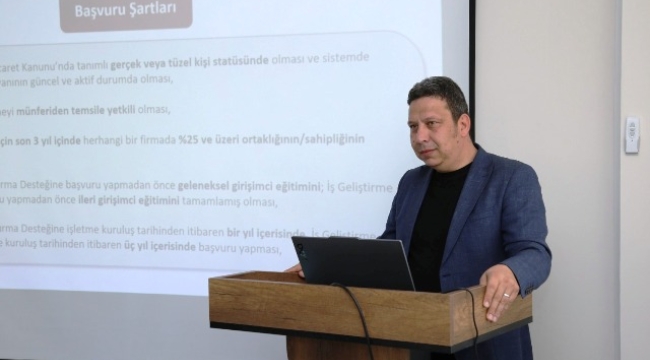 Alanya TEKMER'de girişimcilik anlatıldı