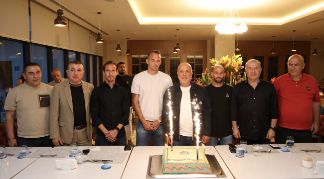 Alanyaspor akşam yemeğinde buluştu 