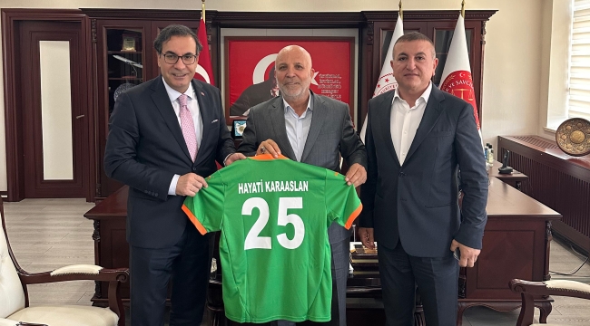 Antalya Adalet Komisyonu Başkanı Karaaslan'a ziyaret