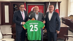 Antalya Adalet Komisyonu Başkanı Karaaslan'a ziyaret