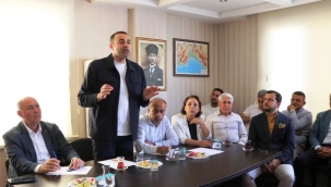 CHP heyeti Alanya'daki muhtarlarla buluştu
