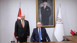 Cumhurbaşkanı Erdoğan ATO'yu ziyaret etti