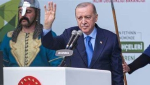 Erdoğan: Muhalefetin en çok sevdiği yeşil Benjamin Franklin yeşili, mavide de en çok Euro mavisini tercih ediyorlar