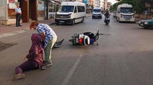 İşe giden kadına çarpıp kaçtı