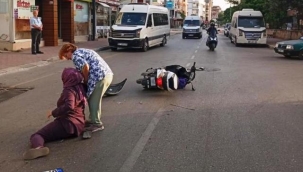 İşe giden kadına çarpıp kaçtı