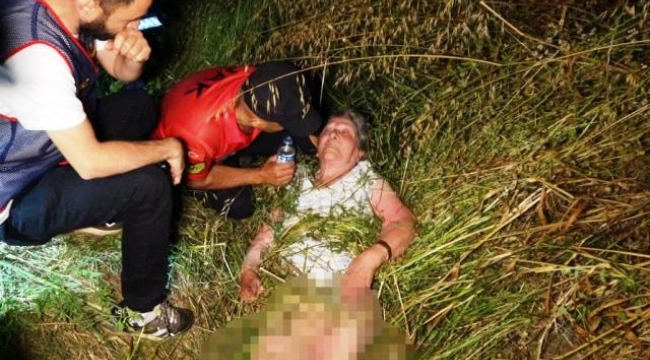 Kaybolan Alzheimer hastası yaşlı kadın 18 saat sonra bitkin halde bulundu