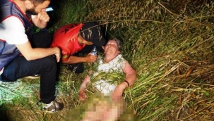 Kaybolan Alzheimer hastası yaşlı kadın 18 saat sonra bitkin halde bulundu