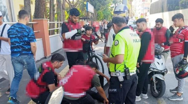 Kaza yapan kurye için arkadaşları seferber oldu