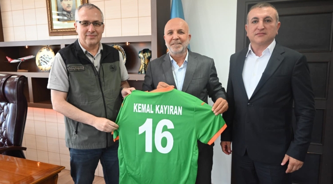 Orman Bölge Müdürü Kayıran'a 'hayırlı olsun' ziyareti