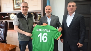 Orman Bölge Müdürü Kayıran'a 'hayırlı olsun' ziyareti