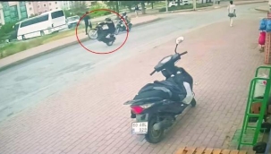 Polisin önünde akrobatik hareketler yaptı! Bedeli ağır oldu