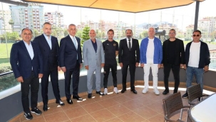 TFF Başkanı Hacıosmanoğlu'ndan Çavuşoğlu'na taziye ziyareti