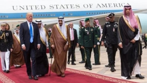 Trump, Orta Doğu turunun ilk ayağı olan Suudi Arabistan'da