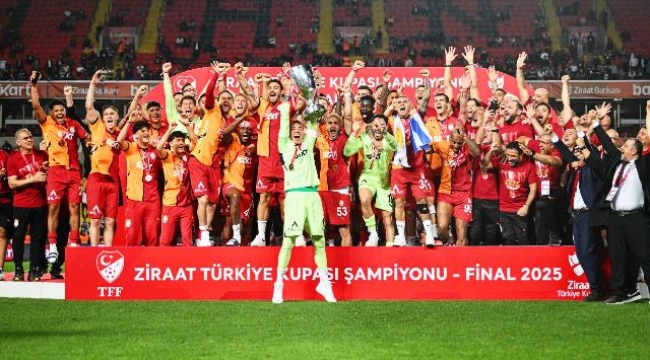 Ziraat Türkiye Kupası'nın sahibi Galatasaray oldu