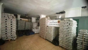 Alanya'da 10 ton kaçak içki ele geçirildi