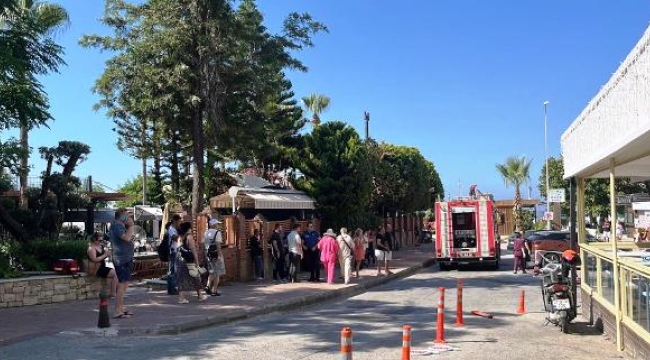 Alanya'da otelin kazan dairesindeki yangın korkuttu